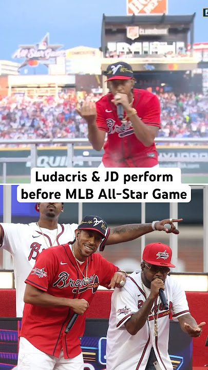 Ludacris & Jermaine Dupri perform “Welcome To Atlanta” before the All-Star Game 🍑🔥 #ludacris #mlb