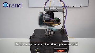 Life testing - electrical slip ring combined fiber optic rotary joint FORJ