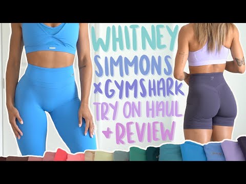 SHE'S DONE IT AGAIN | WHITNEY SIMMONS X GYMSHARK | Try on Haul & Review | New Colorways | My Faves