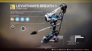 What I think about Leviathans Breath draw time