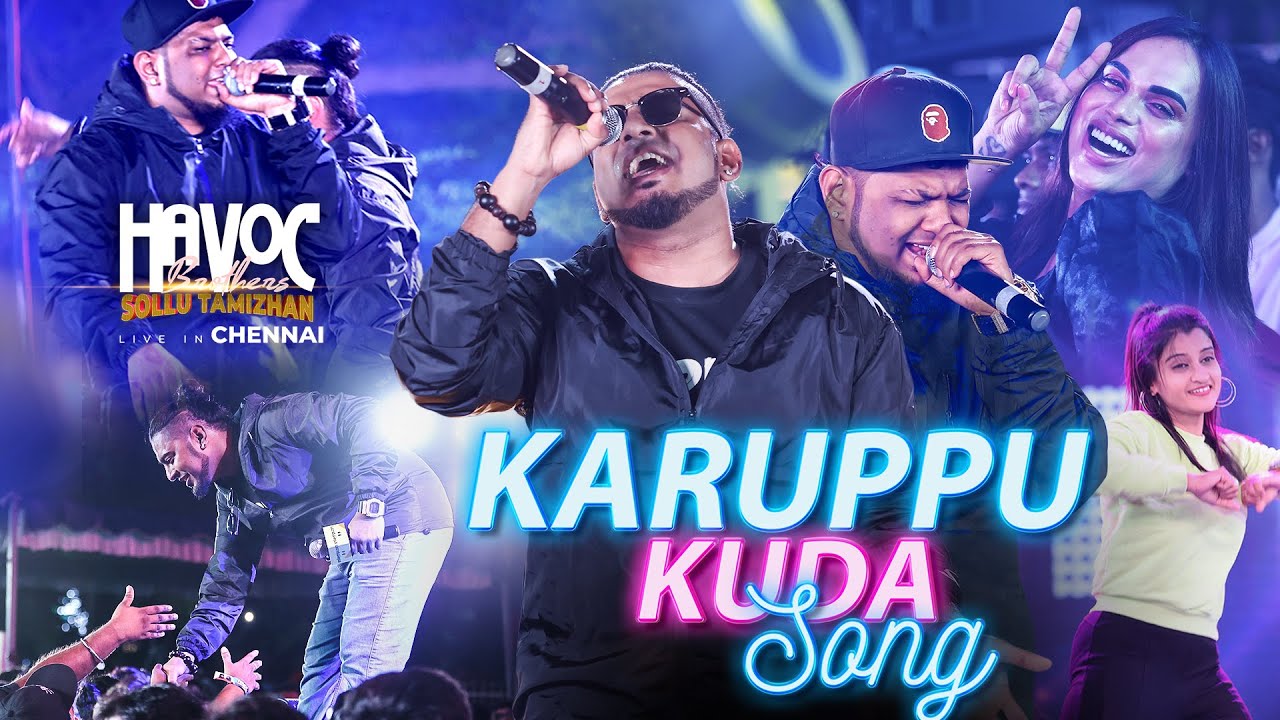 Karuppu Kuda Song Live Performance  Havoc Brothers Live In Chennai  Cineulagam Originals