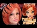 Toralei Stripe Monster High Doll Costume Makeup Tutorial for Halloween or Cosplay