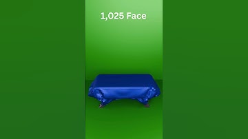 Cloth Simulation 16 to 50,000 Faces on Blender #blender3d #blenderanimation #minecraft #blend3d