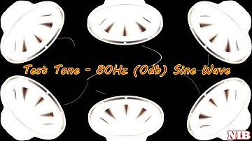 NIB - Test Tone - 80Hz (0db) Sine Wave