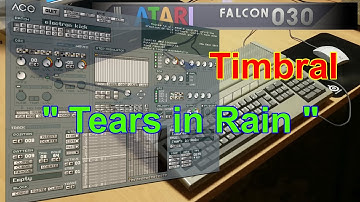 Atari Falcon 030, ACE-Tracker "Tears in Rain" by Timbral (Real Hardware!)