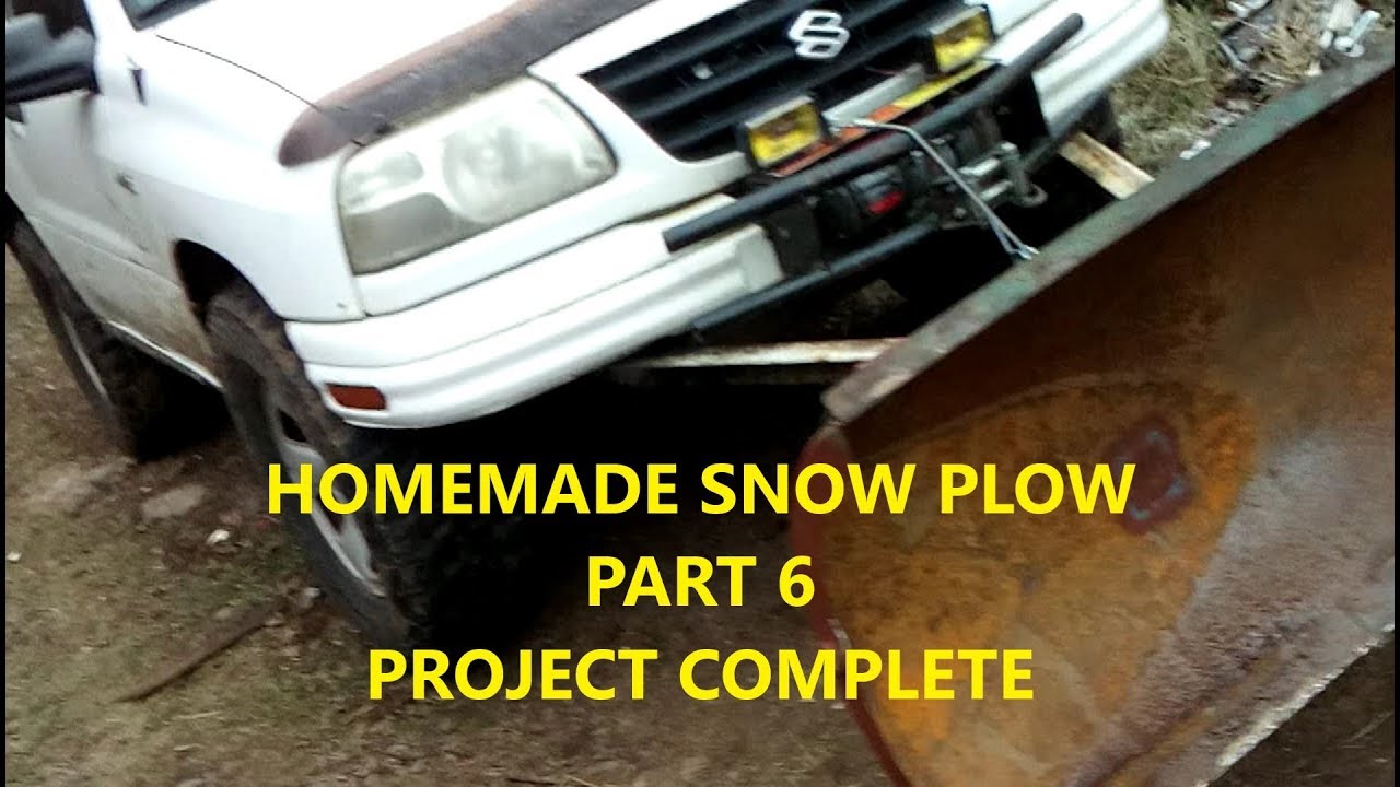 DIY ATV 60" Snow Plow Project Complete (Part 6) YouTube