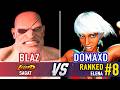 SF6 🤜 BLAZ (Sagat) vs DOMAXD (#8 Ranked Elena) 🤛 SF6 High Level Gameplay