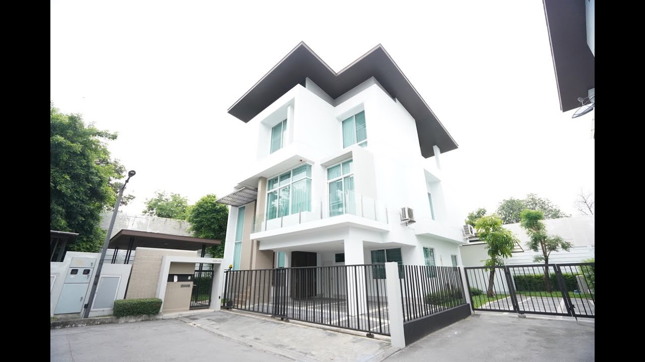 ขายบ้านเดี่ยว3ชั้น Nirvana Beyond Rama 9 แบบKoolขนาด 99 ตร.ว.หลังมุมบ้านสวยพร้อมอยู่ ราคา 39 ล้านบาท