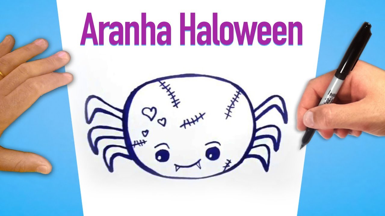 Como Desenhar Aranha De Haloween