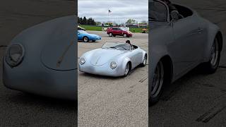 Porsche 356 Speedster Classic Car Drive By Engine Sound M1 Concourse Cars and Coffee 2025