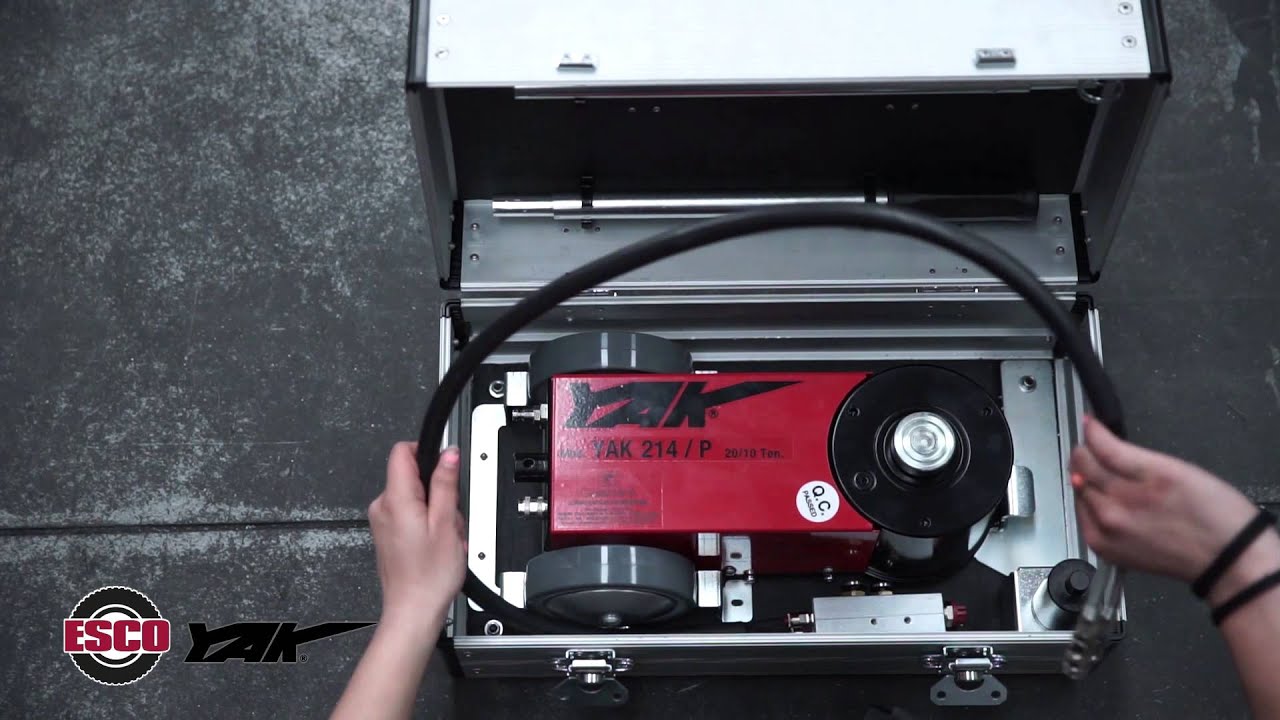 Portable 2 Stage Air Hydraulic Jack – 22/11 Ton Capacity | ESCO