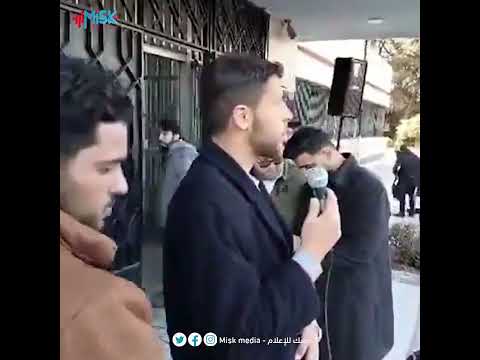 متداول كلية الطب البشري وطب الأسنان في جامعة دمشق أول مرة في التاريخ يشهد هذا المكان صلاة جماعة