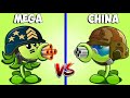 All plants PvZ2 International vs PvZ2 Chinese Full depth comparison |who will win?