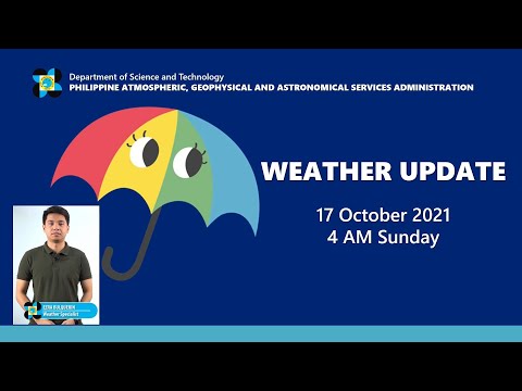 Public Weather Forecast Issued at 4:00 AM October 17, 2021