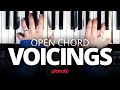 Make Simple Piano Chords Sound Beautiful Open Chord Voicings 