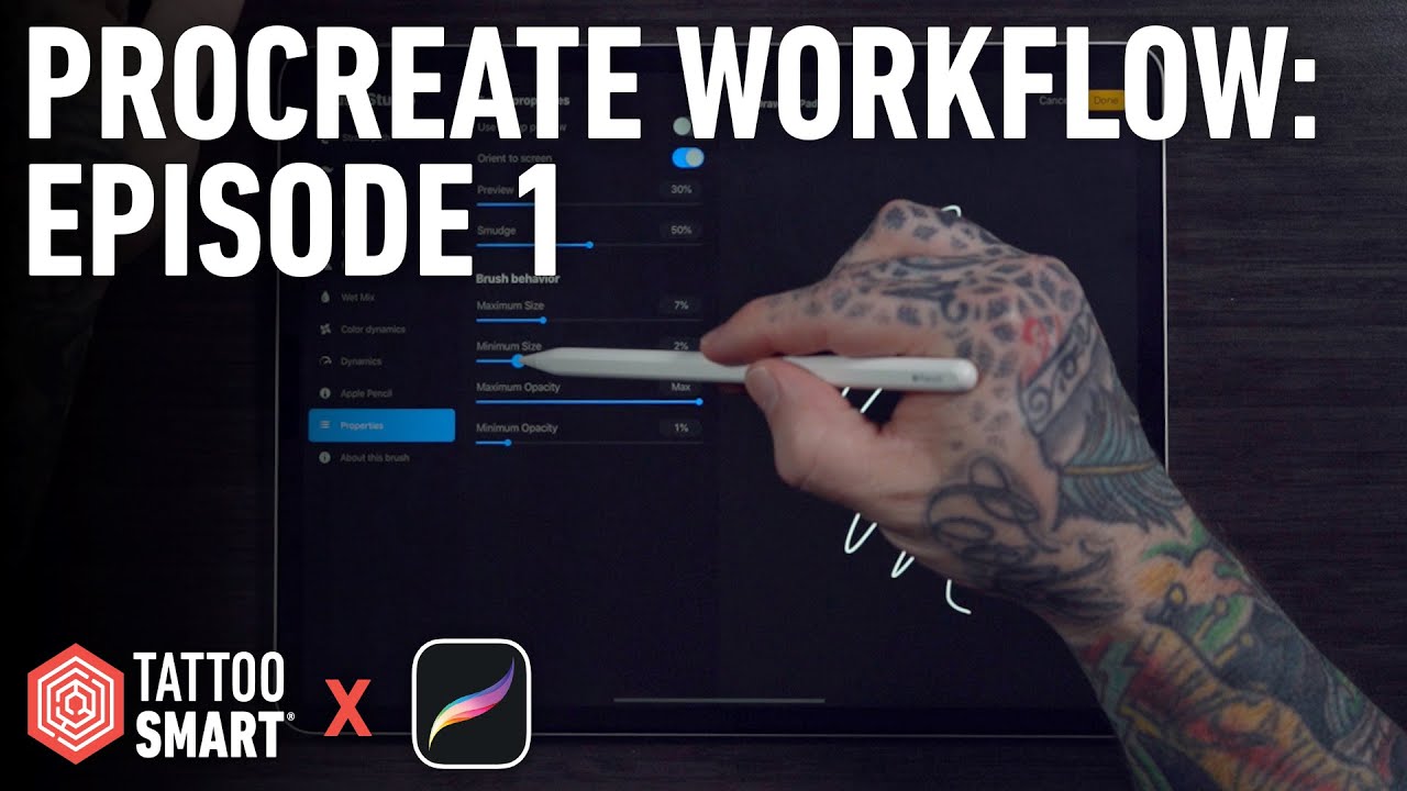 Procreate Workflow Ep.1- LOCKING YOUR BRUSH SIZE Procreate Workflow Ep.1- LOCKING YOUR BRUSH SIZE