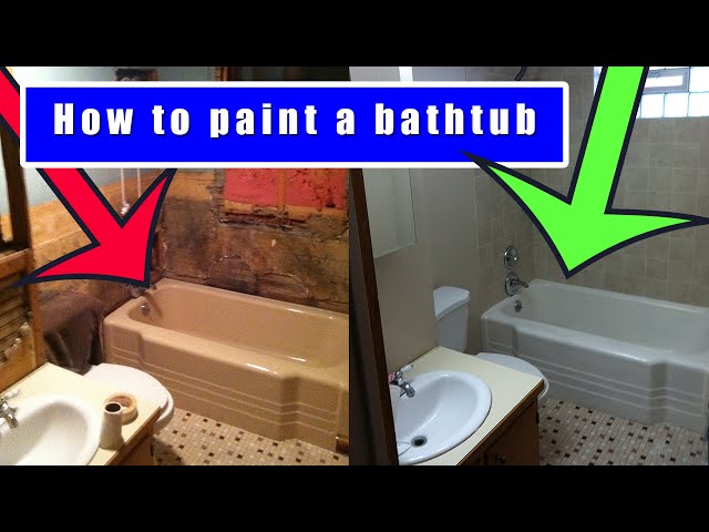 How To Paint The Bathtub With Pictures Wikihow