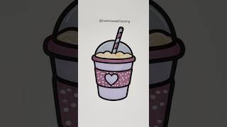 Relaxing Milkshake Coloring Marker ASMR #shorts #asmr #art #coloring #satisfying #food