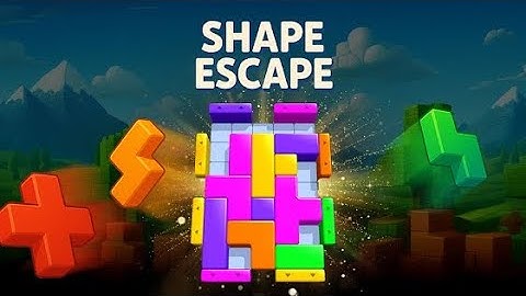 Shape Escape: Block Puzzle (by Fiogonia) IOS Gameplay Video (HD)