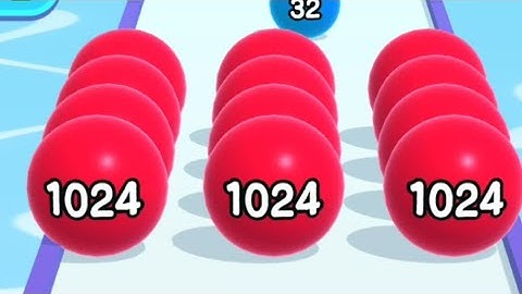 Ball Run 2048 - All Levels Gameplay Android,iOS Level 321-330