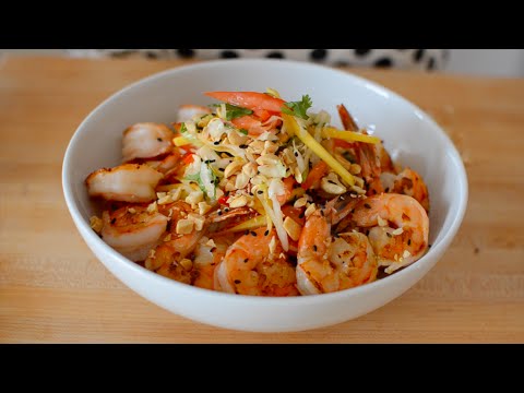 Mango Shrimp Salad - Fresh Fruity Salad Recipe