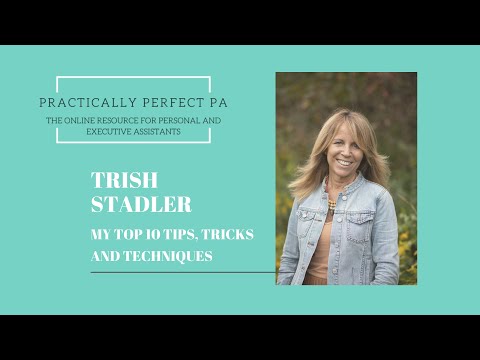 Personal and Executive Assistant Top Tips - Ten brilliant tips from Trish Stadler hqdefault