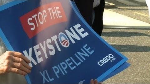 Activists in DC rally against Keystone pipeline project