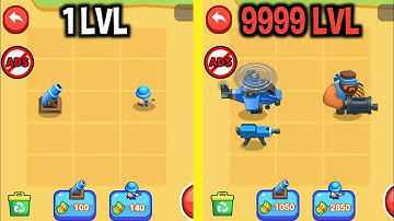 MAX LEVEL in Merge Army: World War Game