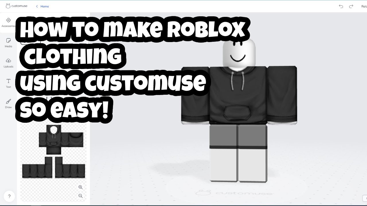 How to make Roblox Clothing Using customuse! So easy! (Updated version ...