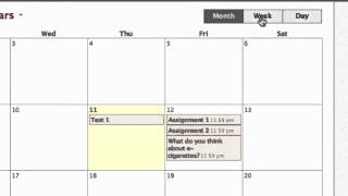 Schoology - Calendar - Students