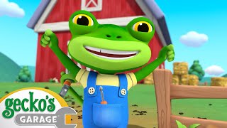 Earth Day: Farming Fixup! | Gecko's Garage | Buster and Friends | Kids Cartoons