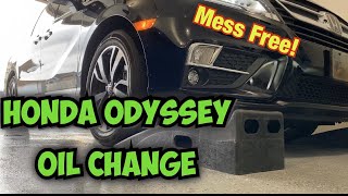 oil filter honda odyssey change mess