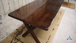 How to Apply Bar Top or Table Top Pour on Finish (Epoxy Resin) screenshot 5