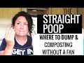 WHERE TO DUMP A COMPOSTING TOILET and DO YOU NEED TO INSTALL A FAN IN YOUR COMPOSTING TOILET??