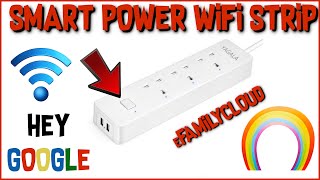 SMART WIFI POWER STRIP SOCKET SETTING UP WITH eFAMILY CLOUD AND GOOGLE HOME screenshot 1