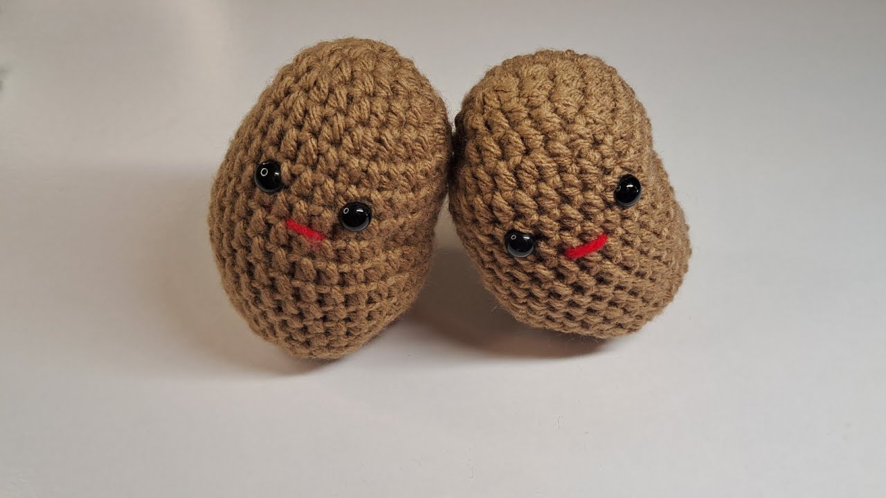 How to Crochet a Positive Potato! #crochet #crocheting 