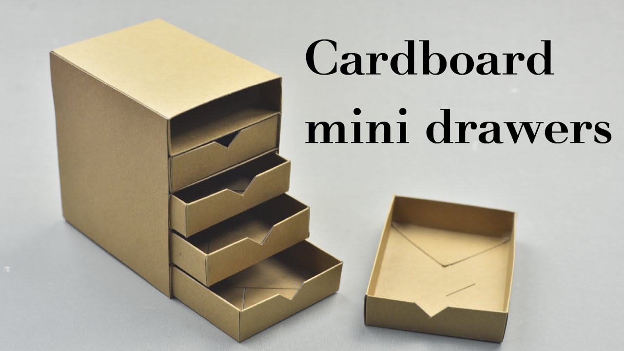 Cardboard drawers discount