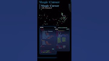 ✨ Magic Cursor with Animated Effects using JavaScript! 🖱️💫||#shorts #shortvideo #magic#css3animation