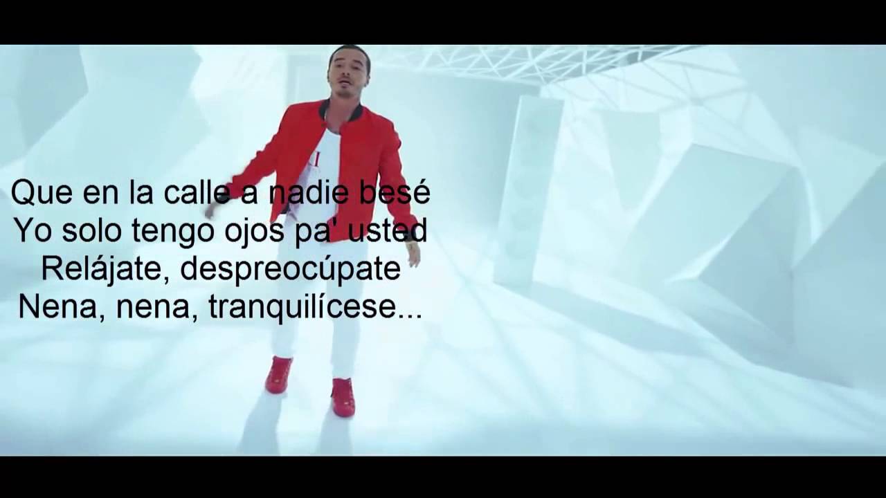 J Balvin Ay Vamos Letra Oficial Youtube