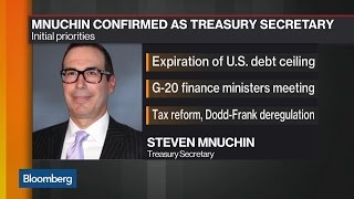 Steven Mnuchin Is Confirmed as Treasury Secretary