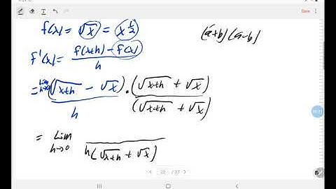 Derivative Basics 1 (Tangent Lines) Part 2