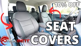 DIY Ford Maverick Mod - Mabett Pu Leather Seat Covers Unboxing Install Review 10% OFF CODE