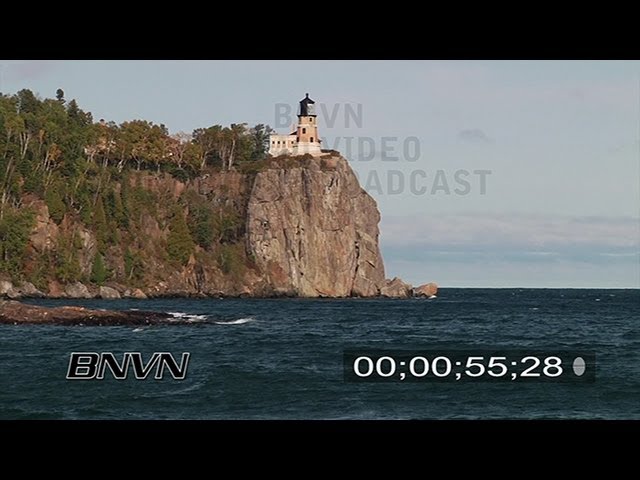 Split Rock Lighthouse Stock Footage