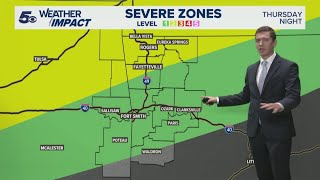 Latest Weather | Hot and humid conditions continue ahead of Thursday night storm chances