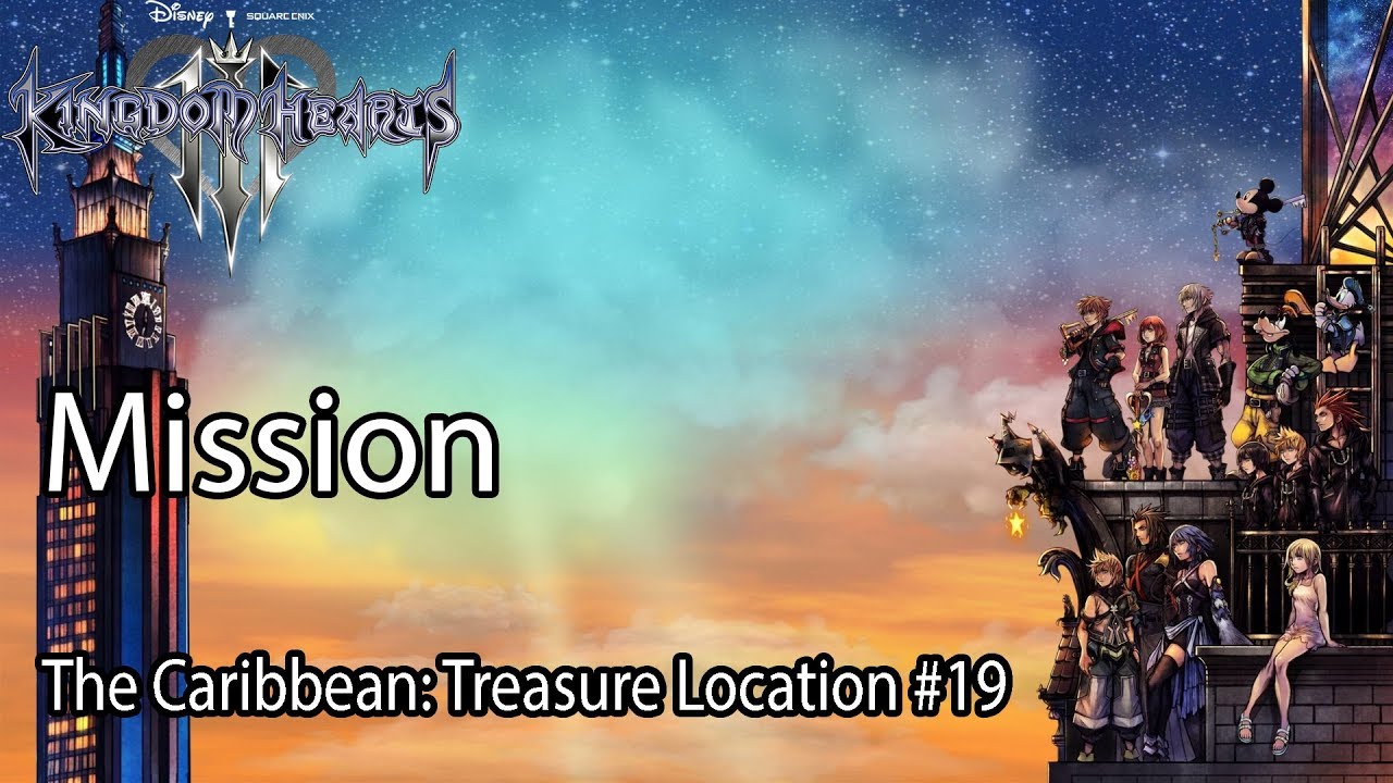 Kingdom Hearts III Mission The Caribbean Treasure Location 19 YouTube