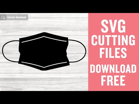 Medical Mask Svg Free Cut Files for Scan n Cut Free Download