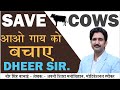 आओ गाय को बचाए | SAVE COW | A MOTIVATINAL VIDEO/SPEECH | Motivation by Dheer Singh Dhabhai |
