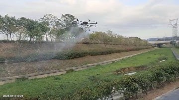 Agriculture drone G630 spraying video