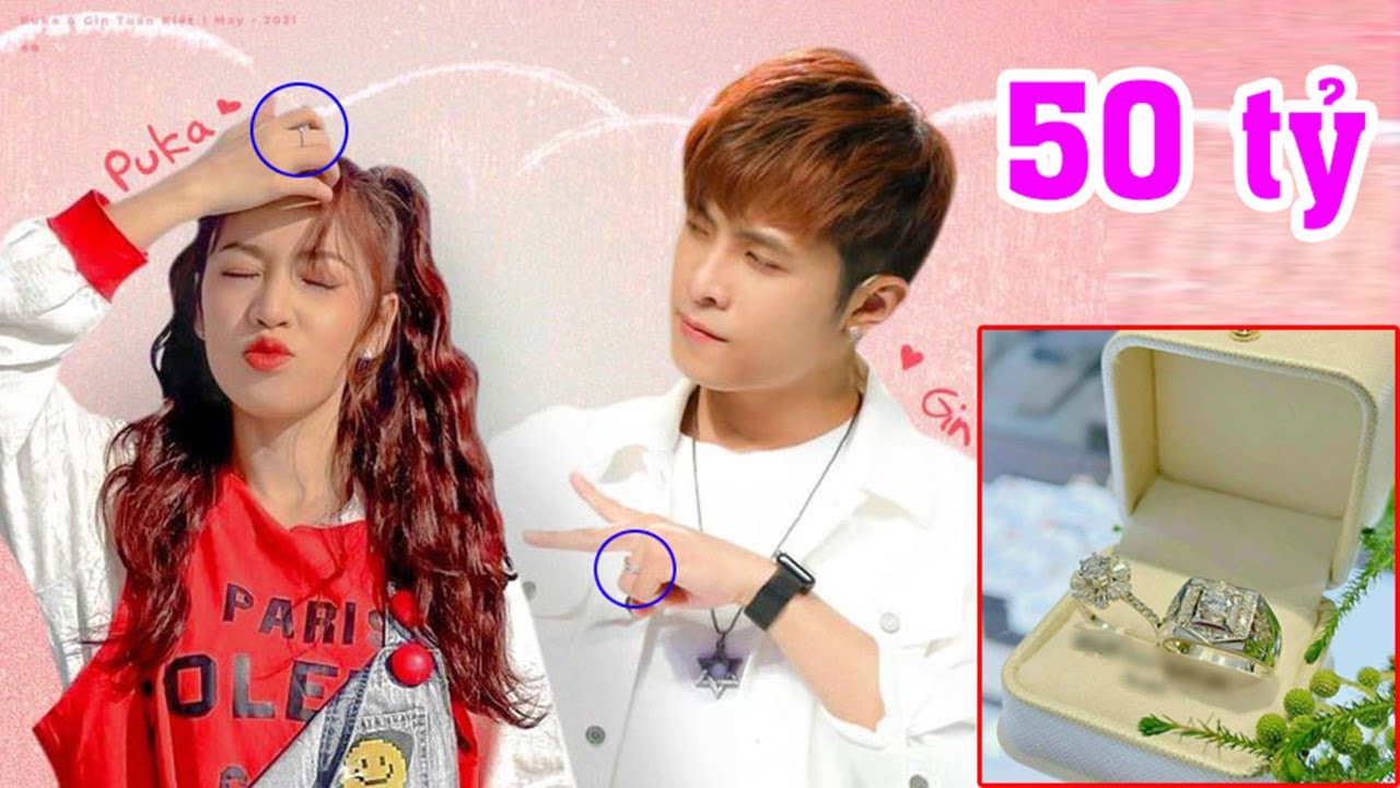 Puka & Gin Tuấn Kiệt khoe nhẫn cưới 50 tỷ chuẩn bị cho ĐÁM CƯỚI - YouTube