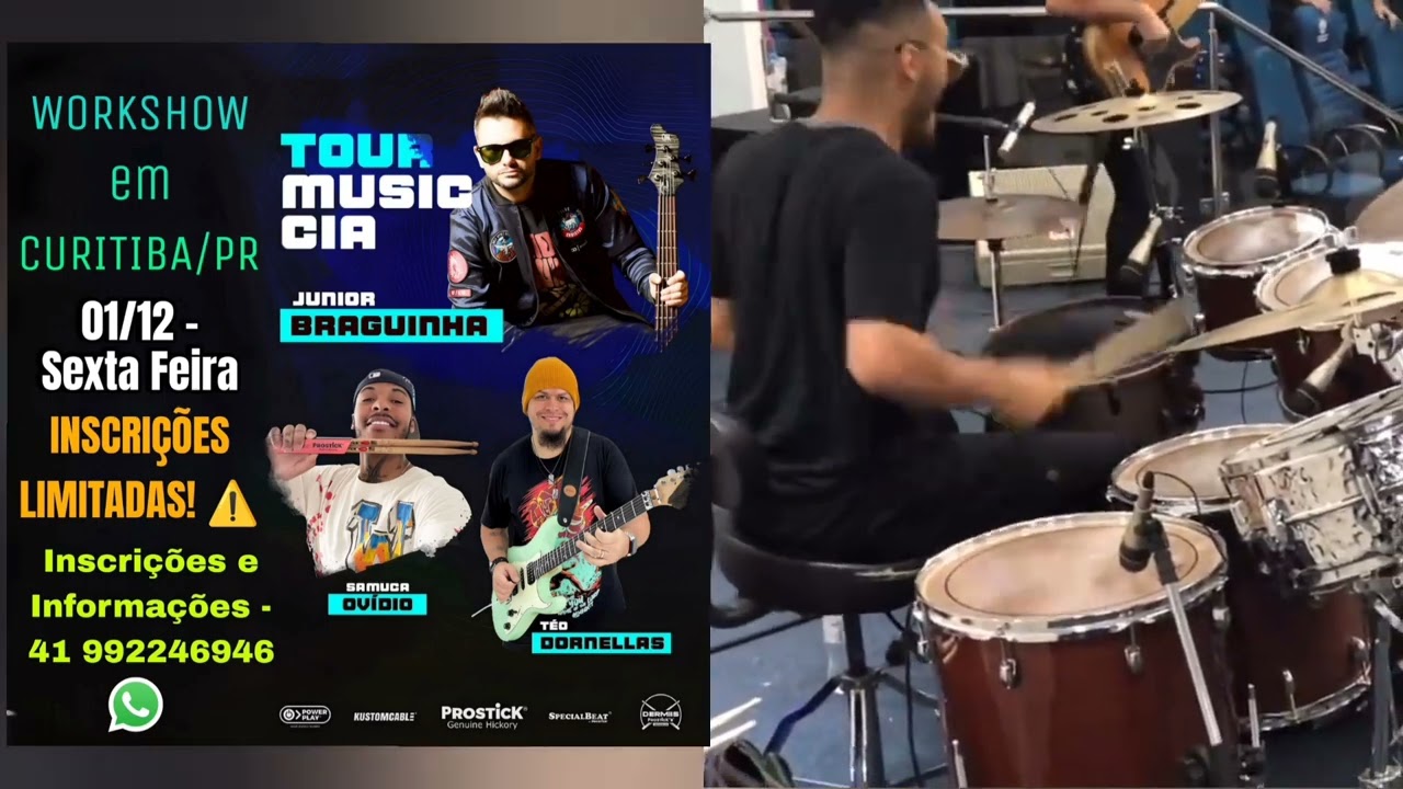 WORKSHOW CURITIBA -PR - Samuca Ovidio, Teo Dornellas, Junior Braguinha